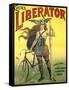 Poster Advertising 'Cycles Liberator' from Pantin, Printed by Kossoth Et Cie, Paris-Pal-Framed Stretched Canvas