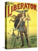 Poster Advertising 'Cycles Liberator' from Pantin, Printed by Kossoth Et Cie, Paris-Pal-Stretched Canvas