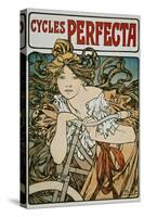 Poster Advertising 'Cycles Perfecta', 1902-Alphonse Mucha-Stretched Canvas