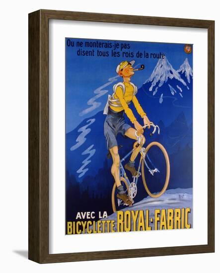 Poster Advertising Cycles 'Royal-Fabric', 1910-Michel, called Mich Liebeaux-Framed Giclee Print