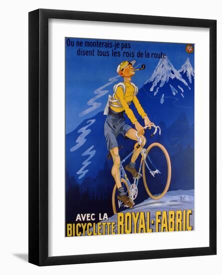 Poster Advertising Cycles 'Royal-Fabric', 1910-Michel, called Mich Liebeaux-Framed Giclee Print