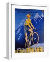 Poster Advertising Cycles 'Royal-Fabric', 1910-Michel, called Mich Liebeaux-Framed Giclee Print