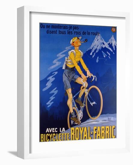 Poster Advertising Cycles 'Royal-Fabric', 1910-Michel, called Mich Liebeaux-Framed Giclee Print