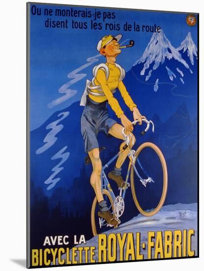Poster Advertising Cycles 'Royal-Fabric', 1910-Michel, called Mich Liebeaux-Mounted Giclee Print