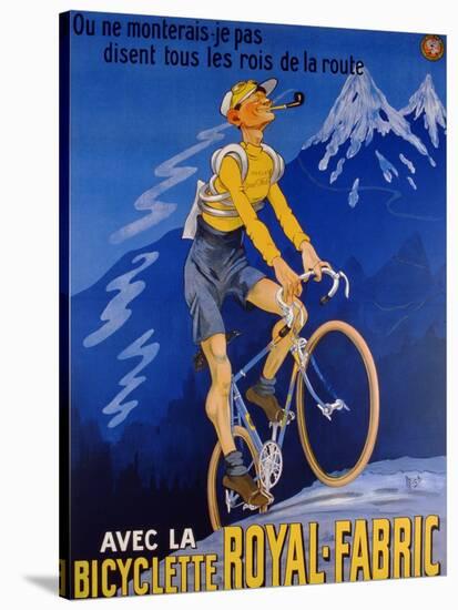 Poster Advertising Cycles 'Royal-Fabric', 1910-Michel, called Mich Liebeaux-Stretched Canvas