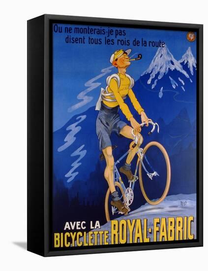 Poster Advertising Cycles 'Royal-Fabric', 1910-Michel, called Mich Liebeaux-Framed Stretched Canvas