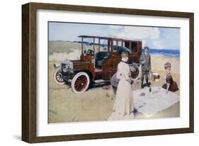 Poster Advertising Daimler Cars, 1907-null-Framed Giclee Print