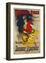 Poster Advertising 'Danseuses Espagnoles' at the Boulevard Des Capucines, Paris-Jules Chéret-Framed Giclee Print