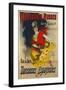 Poster Advertising 'Danseuses Espagnoles' at the Boulevard Des Capucines, Paris-Jules Chéret-Framed Giclee Print