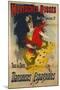 Poster Advertising 'Danseuses Espagnoles' at the Boulevard Des Capucines, Paris-Jules Chéret-Mounted Giclee Print