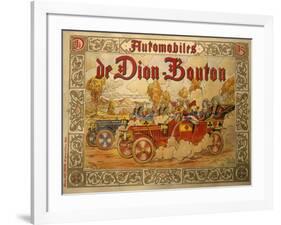 Poster Advertising De Dion Bouton Cars, C1920s-Job Nixon-Framed Giclee Print