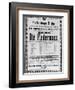 Poster Advertising 'Die Fledermaus' by Johann Strauss the Younger, for a Performance-Austrian School-Framed Giclee Print