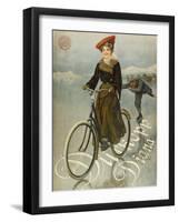 Poster Advertising Duerkopp Bicycles, 1905-null-Framed Giclee Print