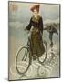 Poster Advertising Duerkopp Bicycles, 1905-null-Mounted Giclee Print