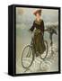 Poster Advertising Duerkopp Bicycles, 1905-null-Framed Stretched Canvas