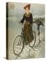 Poster Advertising Duerkopp Bicycles, 1905-null-Stretched Canvas