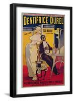 Poster Advertising Durel Toothpaste-Duzolle-Framed Giclee Print