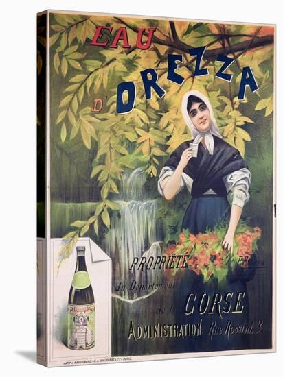 Poster Advertising 'Eau D'Orezza', Natural Mineral Water-P. Ribera-Stretched Canvas