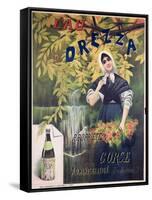 Poster Advertising 'Eau D'Orezza', Natural Mineral Water-P. Ribera-Framed Stretched Canvas