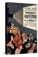 Poster Advertising Edison's Life Size Animated Pictures-Albert Morrow-Stretched Canvas