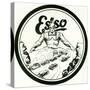 Poster Advertising 'Esso' Petrol-null-Stretched Canvas