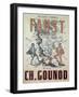 Poster Advertising Faust, Opera by Charles Gounod-null-Framed Giclee Print