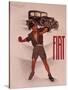 Poster Advertising Fiat Cars, C1930s-null-Stretched Canvas