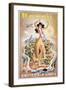 Poster Advertising Flights to Hawaii with United Air Lines, C.1950-null-Framed Giclee Print