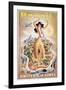 Poster Advertising Flights to Hawaii with United Air Lines, C.1950-null-Framed Giclee Print