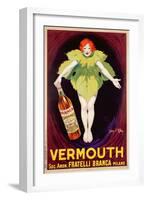 Poster Advertising 'Fratelli Branca' Vermouth, 1922-Jean D'Ylen-Framed Premium Giclee Print