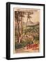 Poster Advertising French Railways to St Honore Les Bains-null-Framed Art Print