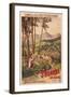 Poster Advertising French Railways to St Honore Les Bains-null-Framed Art Print