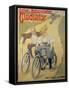 Poster Advertising Gladiator Bicycles and Motorcycles-Ferdinand Misti-mifliez-Framed Stretched Canvas