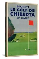 Poster Advertising Golfing Holidays in Biarritz, 1948-null-Stretched Canvas