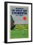 Poster Advertising Golfing Holidays in Biarritz, 1948-null-Framed Premium Giclee Print
