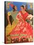 Poster Advertising Grandes Fiestas De Malaga 1933-null-Stretched Canvas