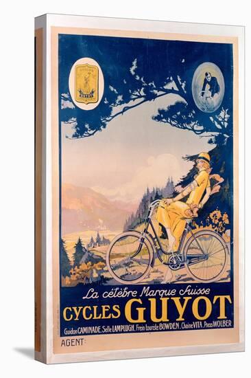 Poster Advertising Guyot Bicycles-null-Stretched Canvas