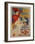 Poster Advertising 'Halle Aux Chapeaux', C.1892-Jules Chéret-Framed Giclee Print