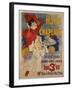 Poster Advertising 'Halle Aux Chapeaux', C.1892-Jules Chéret-Framed Giclee Print