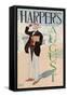 Poster Advertising Harper's New Monthly Magazine, August 1893 (Colour Lithograph)-Edward Penfield-Framed Stretched Canvas