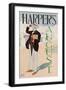 Poster Advertising Harper's New Monthly Magazine, August 1893 (Colour Lithograph)-Edward Penfield-Framed Giclee Print