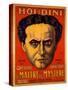 Poster Advertising Harry Houdini's Serial Movie, Le Maitre Du Mystere, Master of Mystery, 1915-null-Stretched Canvas