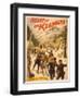 Poster Advertising 'Heart of the Klondike' by Scott Marble, 1897-null-Framed Giclee Print