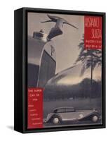 Poster Advertising Hispano-Suiza Cars, 1934-null-Framed Stretched Canvas