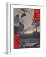 Poster Advertising Hispano-Suiza Cars, 1934-null-Framed Giclee Print