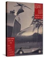 Poster Advertising Hispano-Suiza Cars, 1934-null-Stretched Canvas