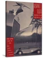 Poster Advertising Hispano-Suiza Cars, 1934-null-Stretched Canvas