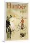 Poster Advertising 'Humber' Bicycles, 1900-Maurice Deville-Framed Giclee Print