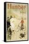 Poster Advertising 'Humber' Bicycles, 1900-Maurice Deville-Framed Stretched Canvas