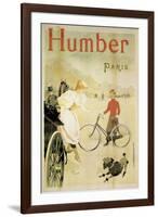 Poster Advertising 'Humber' Bicycles, 1900-Maurice Deville-Framed Giclee Print